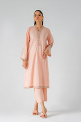 2-Pc Lawn Embroidered Shirt with Qlot Trouser SCNP-3-109